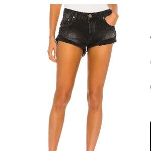 One Teaspoon Bandit Low Waist Shorts, Size 26